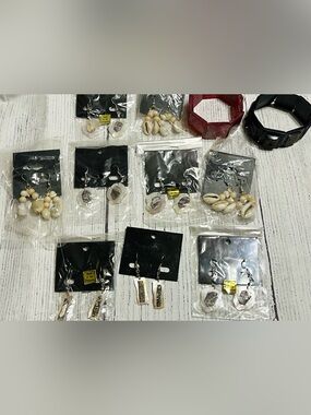 Handmade Shell Jewelry Lot